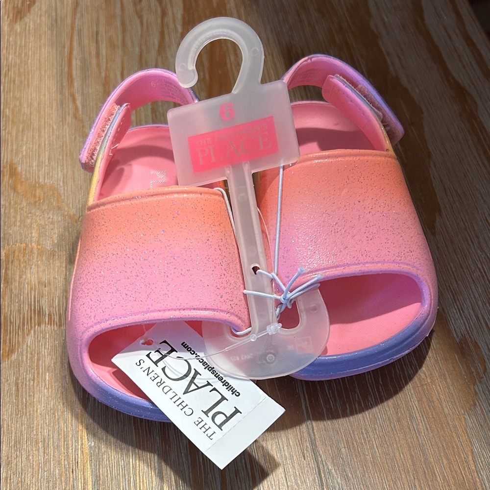 The Children's Place and carters sandal bundle size 6 toddler girl.